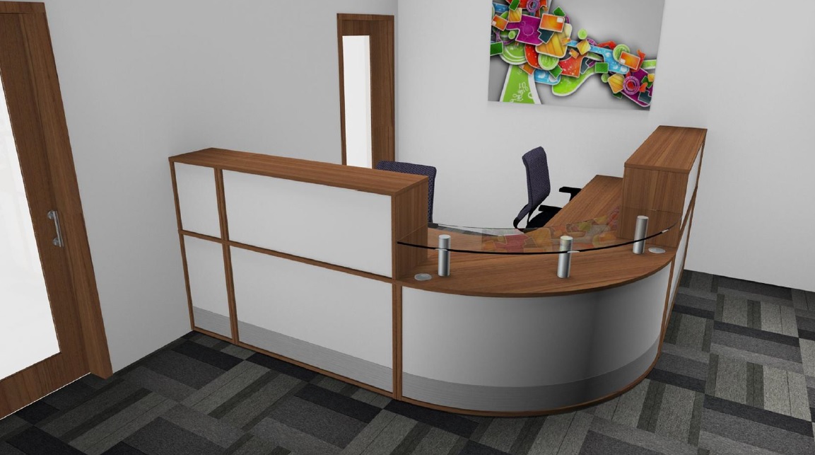 office reception design | MD Business Interiors Devon